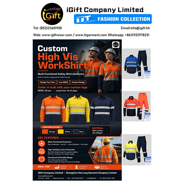 Custom High Vis WorkShirts 
