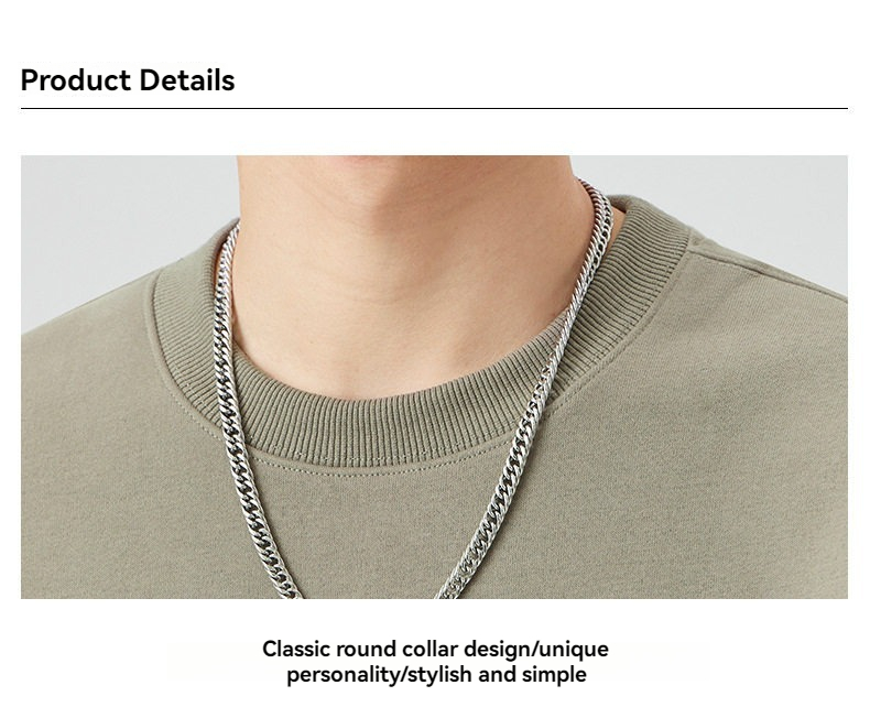 Product image: TTgarment Vintage Steel Stamp Printed Round Neck Sweater DA004